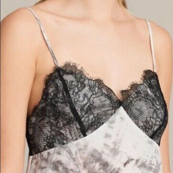 AllSaints Ives Tyde Lace Trim Silk Slip Dress size Small- NEW - Picture 3 of 12